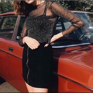 ✨SOLD ✨Brandy Melville Sheer Long Sleeve Top